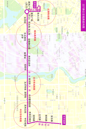 线路资料-227路-长春市公交车体广告, 手机: 联系人