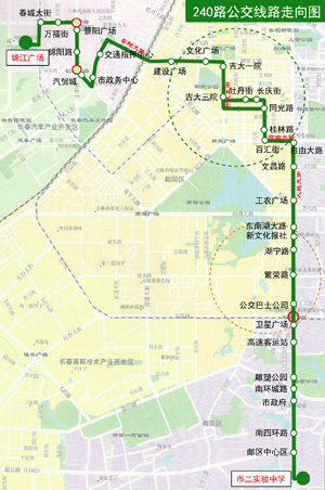 线路资料-240路-长春市公交车体广告 全国服务热线